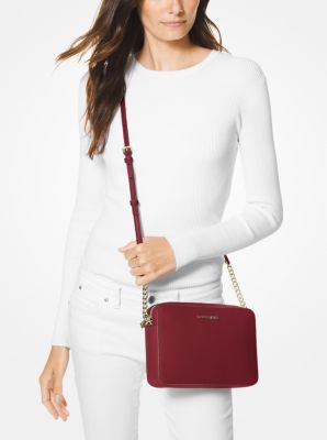 Michael kors women's jet set large crossbody sale