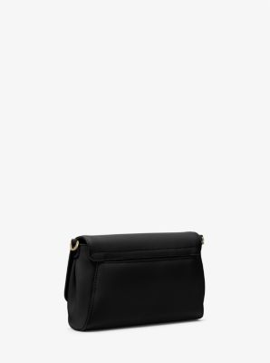 Medium Saffiano Leather Convertible Crossbody Bag