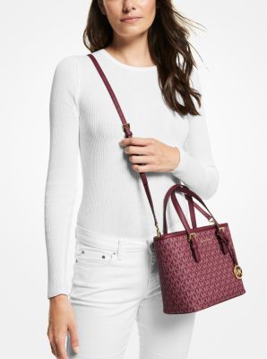 Jet Set Travel Extra-Small Saffiano Leather Top-Zip Tote Bag | 56031