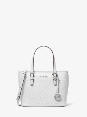 Michael kors jet set cheap tote white