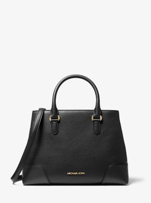 Crosby Medium Pebbled Leather Satchel