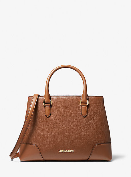 Crosby Medium Pebbled Leather Satchel