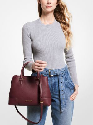 Crosby Medium Pebbled Leather Satchel