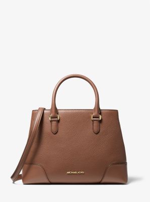 Crosby Medium Pebbled Leather Satchel