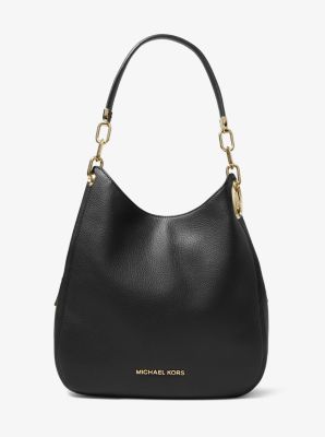 Lillie Large Faux Pebbled Leather Shoulder Bag – Michael Kors Pre-Loved