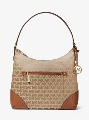 Fallon Large Logo Jacquard Shoulder Bag