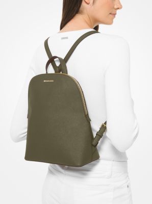 Cindy Large Saffiano Leather Backpack