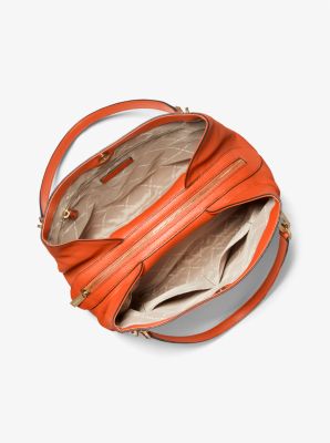 Leighton Large Pebbled Leather Shoulder Bag