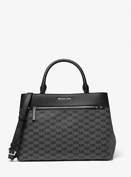 Hailee Large Logo Satchel