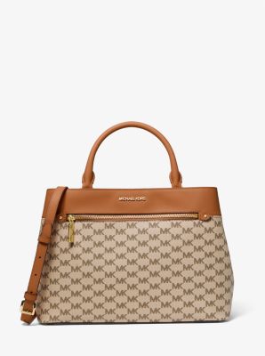 Hailee Large Logo Satchel