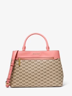 Hailee Large Logo Satchel