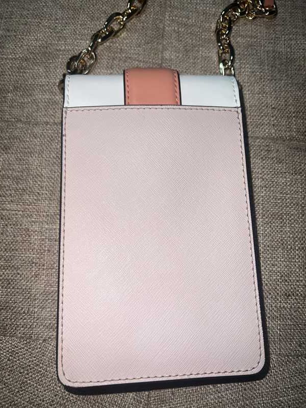 NWT Michael Kors Carmen Small Color-Block Faux Leather Phone Crossbody Bag  $348