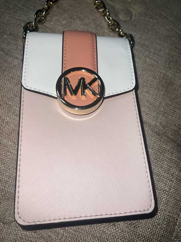 Michael Kors, Bags, Michael Kors Carmen Small Faux Leather Phone  Crossbody Bag