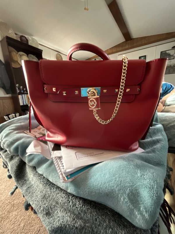 Michael kors hamilton large studded tote Clearance