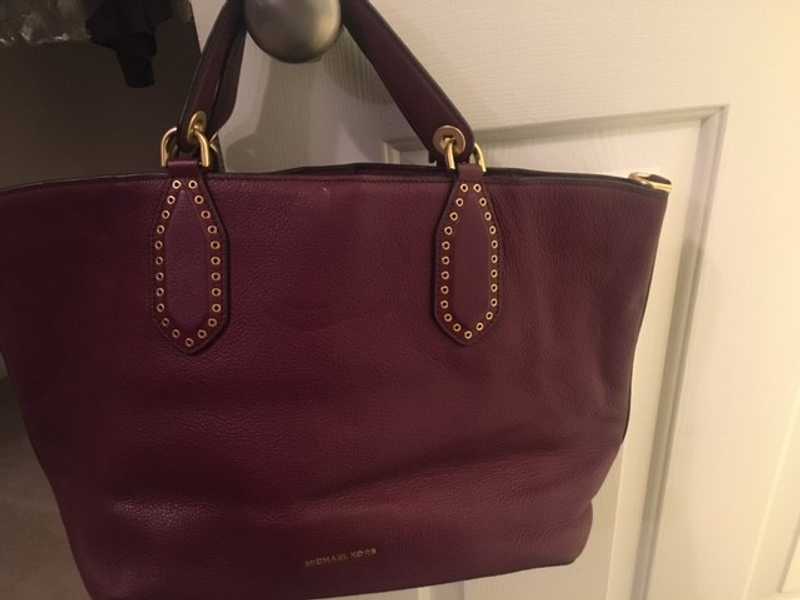 Michael Kors Edith Small Saffiano Leather Satchel In Brown